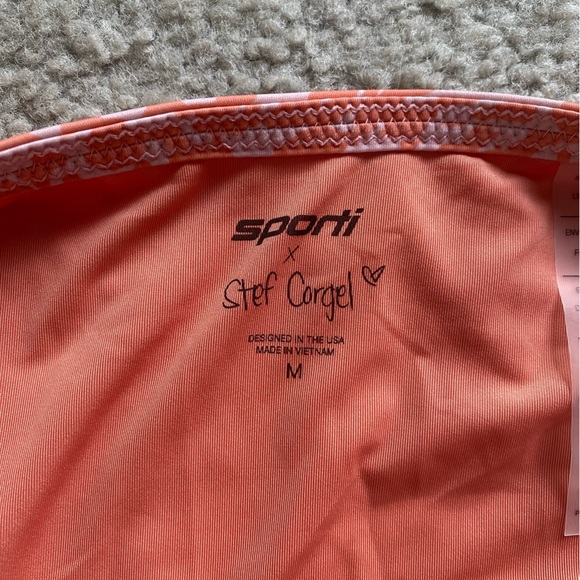NWOT Sporti x Stef Corgel Daydream Cheetah Strappy Hipster Bottom - Picture 5 of 10